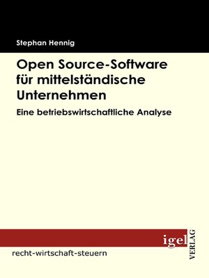 cover image of Open source-Software für mittelständische Unternehmen
